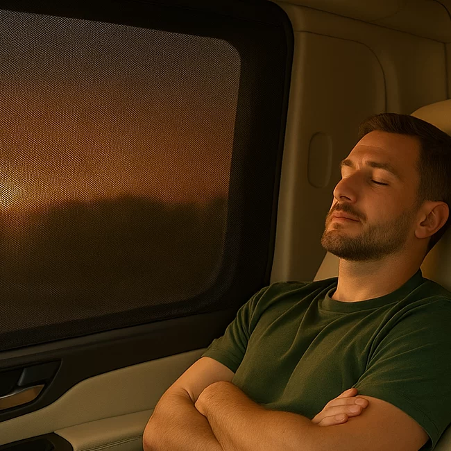 Qualizzi Side Window Shades for Trucks and Truckers comfort on long hauls