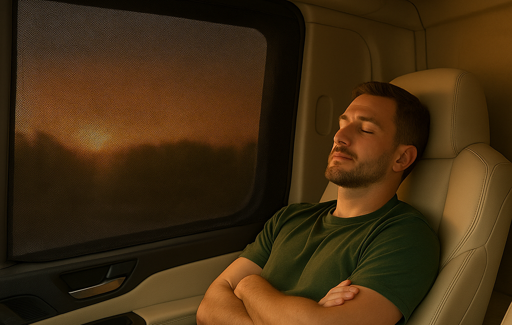 Qualizzi Side Window Shades for Trucks and Truckers comfort on long hauls