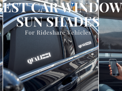 Qualizzi Best Car Window Sunshades for Rideshar Vehicles